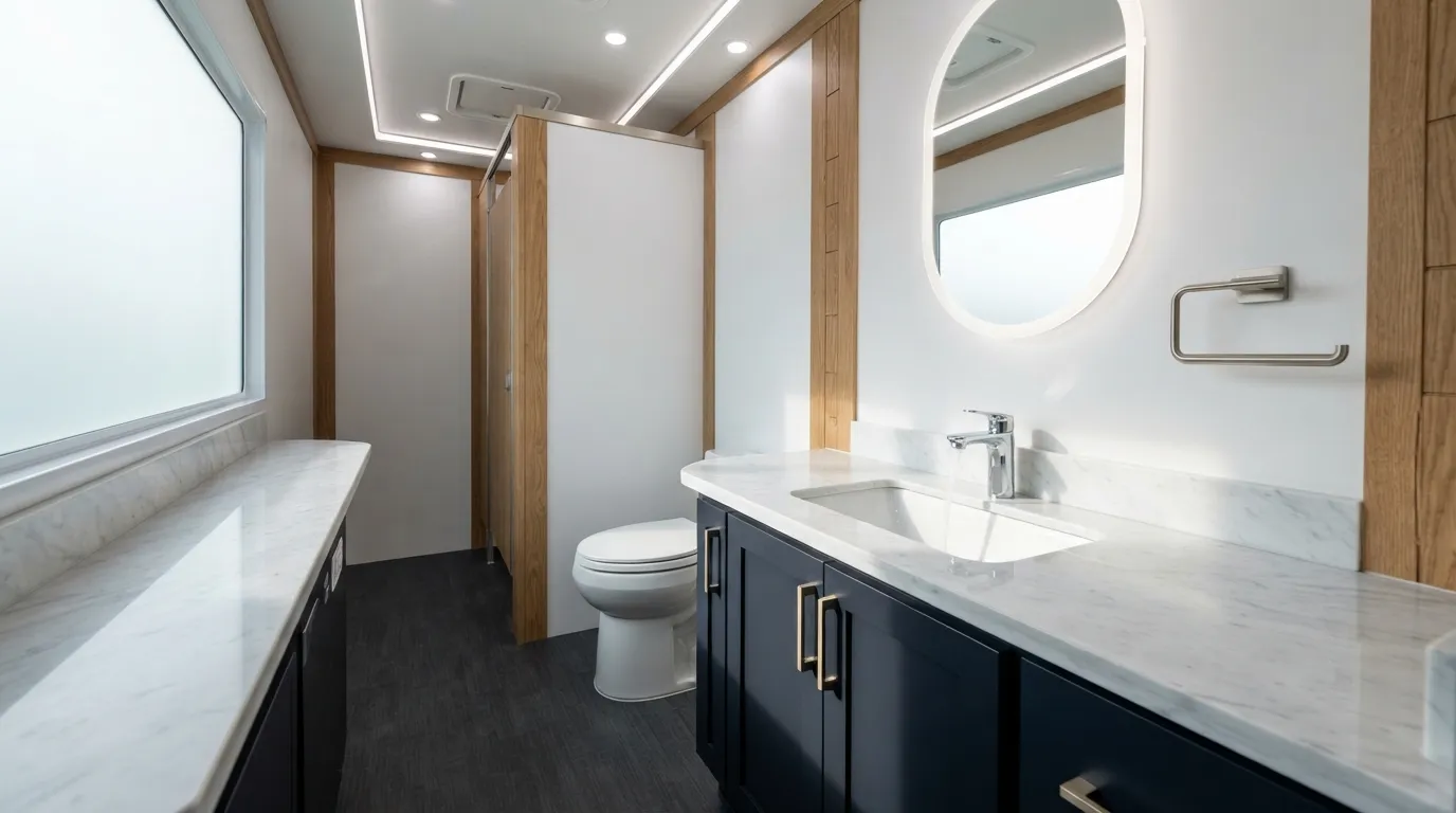Portable toilet delivery crew serving Oceanside, CA